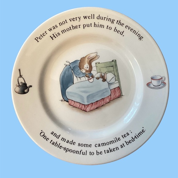Beatrix Potter Peter Rabbit child’s bowl and plate. - Picture 3 of 8